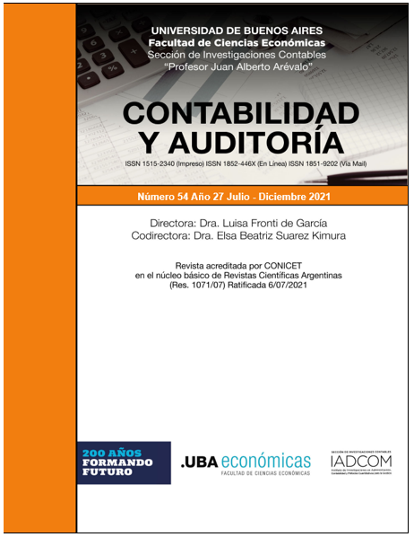 Contabilidad y Auditoría_N° 54 año 27_2021